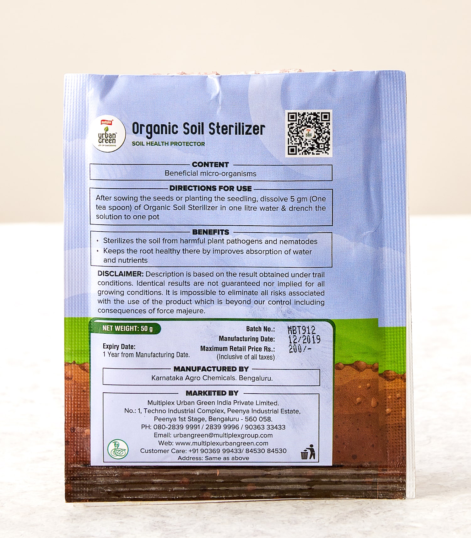 Organic soil sterilizer horticult fertilizer plant food garden horticult 1