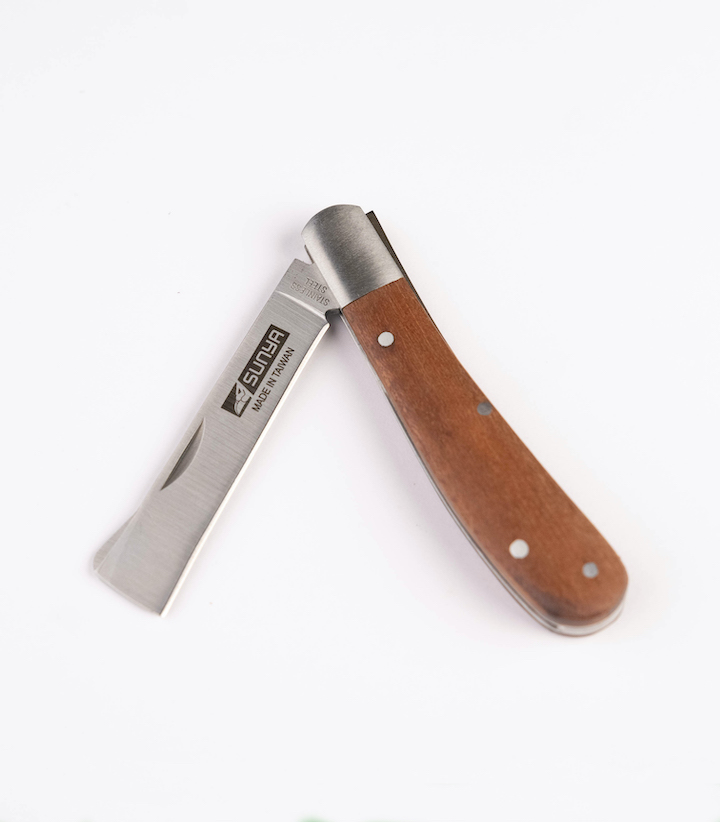 Straight foldable grafting knife gradening tools horticult
