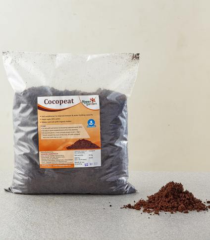 Cocopeat soil lightweight pest free cocopeat nutrient rich beneficial microbes horticult