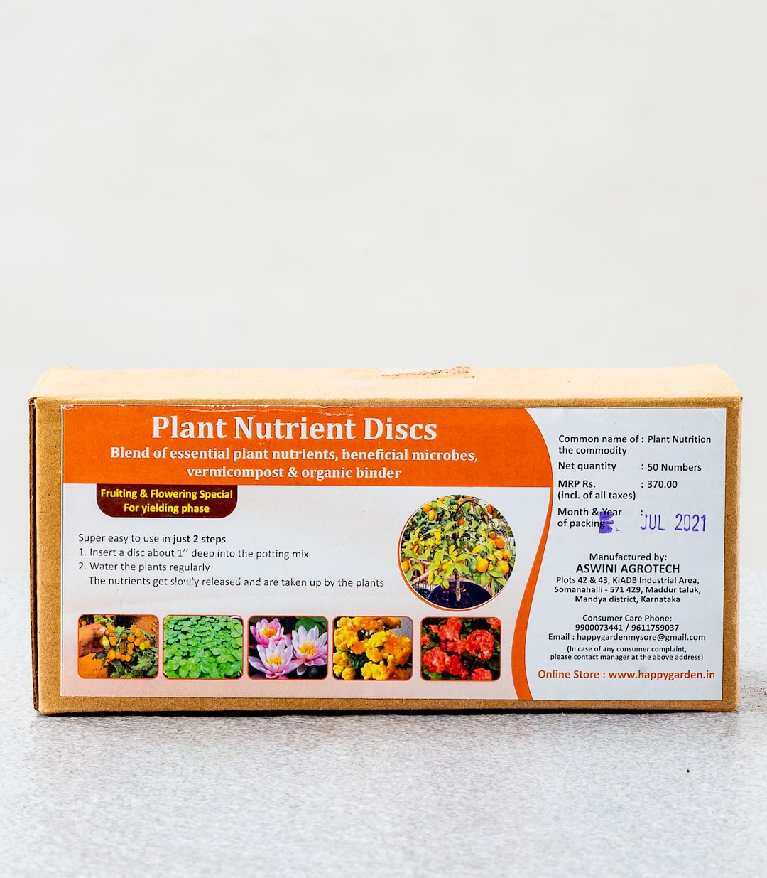 Plant nutrient disc fruiting flowering 1